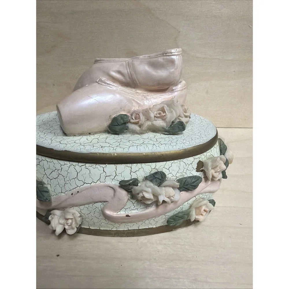 Dezine Trinket Box Hand Painted Ballet Tribket Box